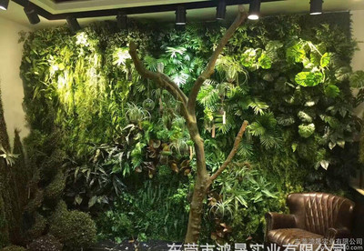 新款仿真植物墙 室内外装饰绿植墙 植物背景墙 仿真植物墙定做